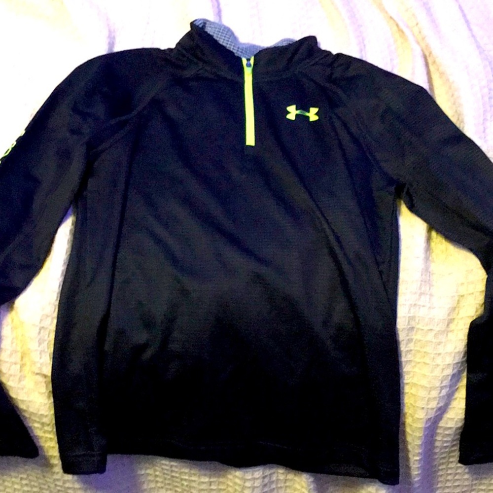 Under armor quarter zip long sleeve jacket kids